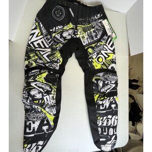 O'Neal Element Attack MX Youth Motocross Pants - Size 28 - Neon NEW WITH TAGS